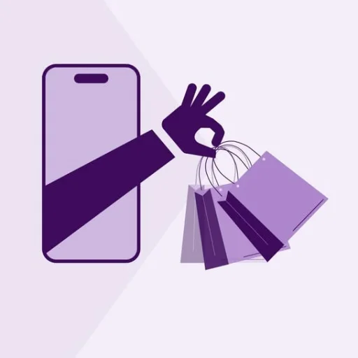 Purple shop