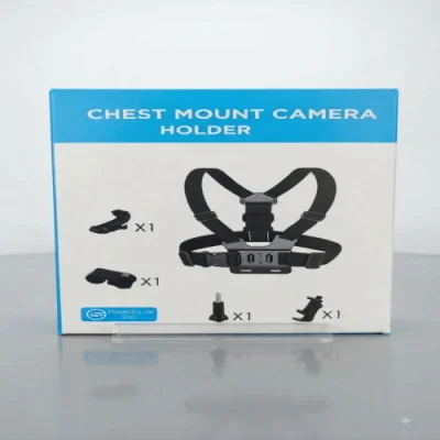Adjustable Chest Mount Camera Holder with 360° Rotation — image 3