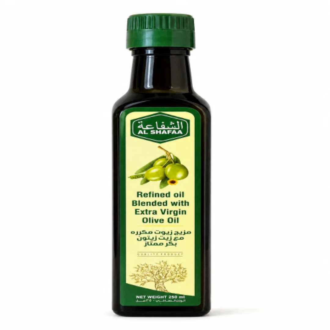 AL SHAFAA Refined Oil Blended with Extra Virgin Olive Oil (250ml) — ছবি 2