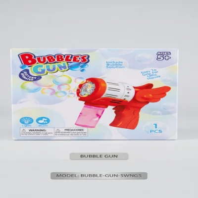 Automatic Battery Operated Bubble Gun with Light, Music and Bubble Solution for Kids — ছবি 2