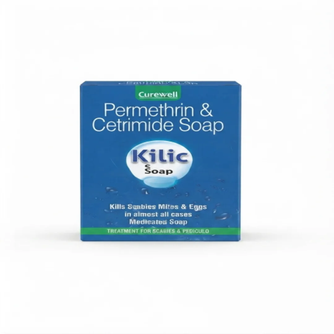 Curewell Kilic Permethrin & Cetrimide Medicated Soap for Scabies & Pediculosis — image 2