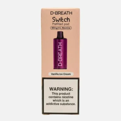 D-Breath Switch Prefilled Pod Kit 6000 Puff Cartidge (Flavor Only) — image 2