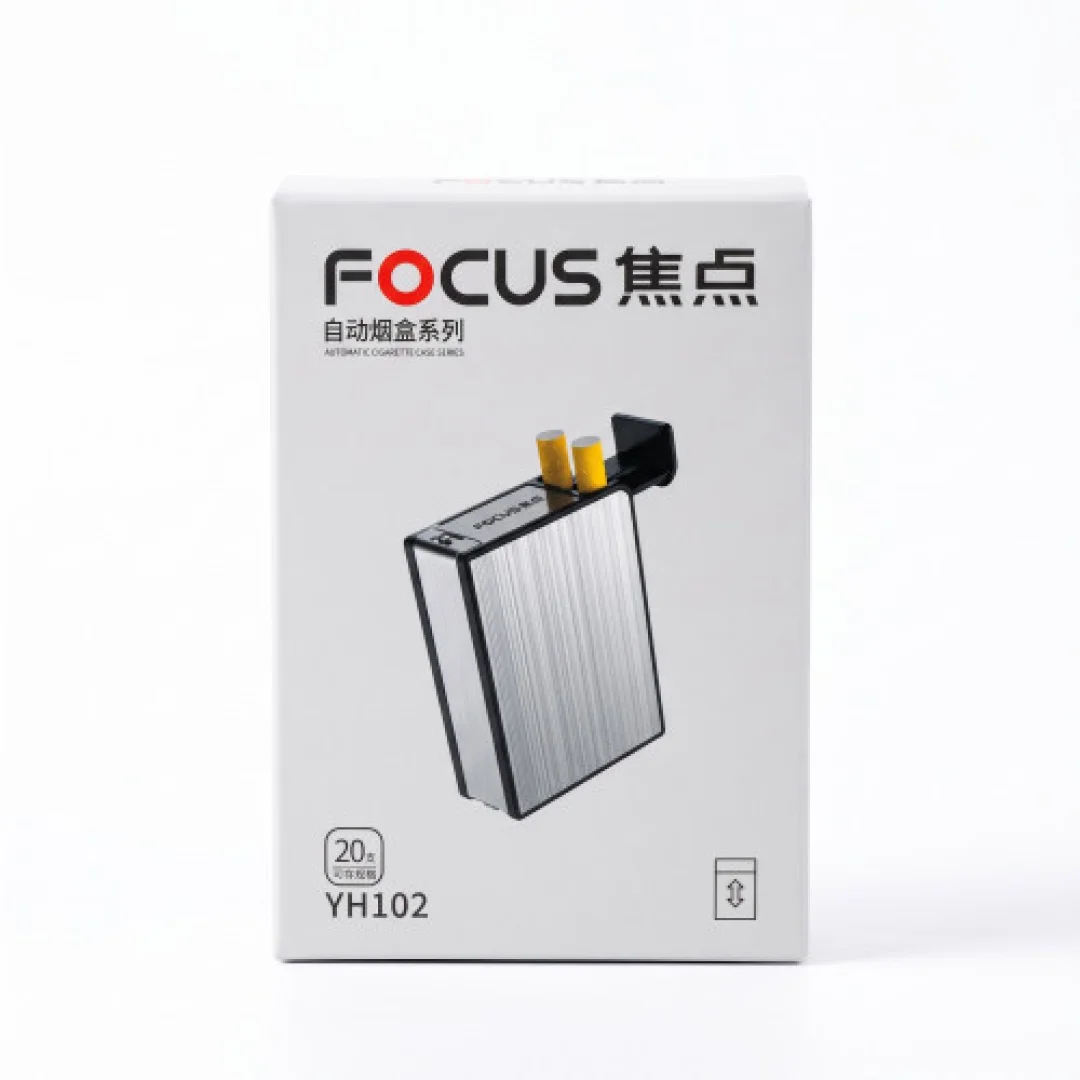 Focus YH102 Automatic Metal Cigarette Case (10 Sticks) – One-Hand Pop-Up Ejector Pocket Box — image 2