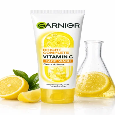 Garnier Vitamin C Bright Complete Face Wash 100ml — image 2