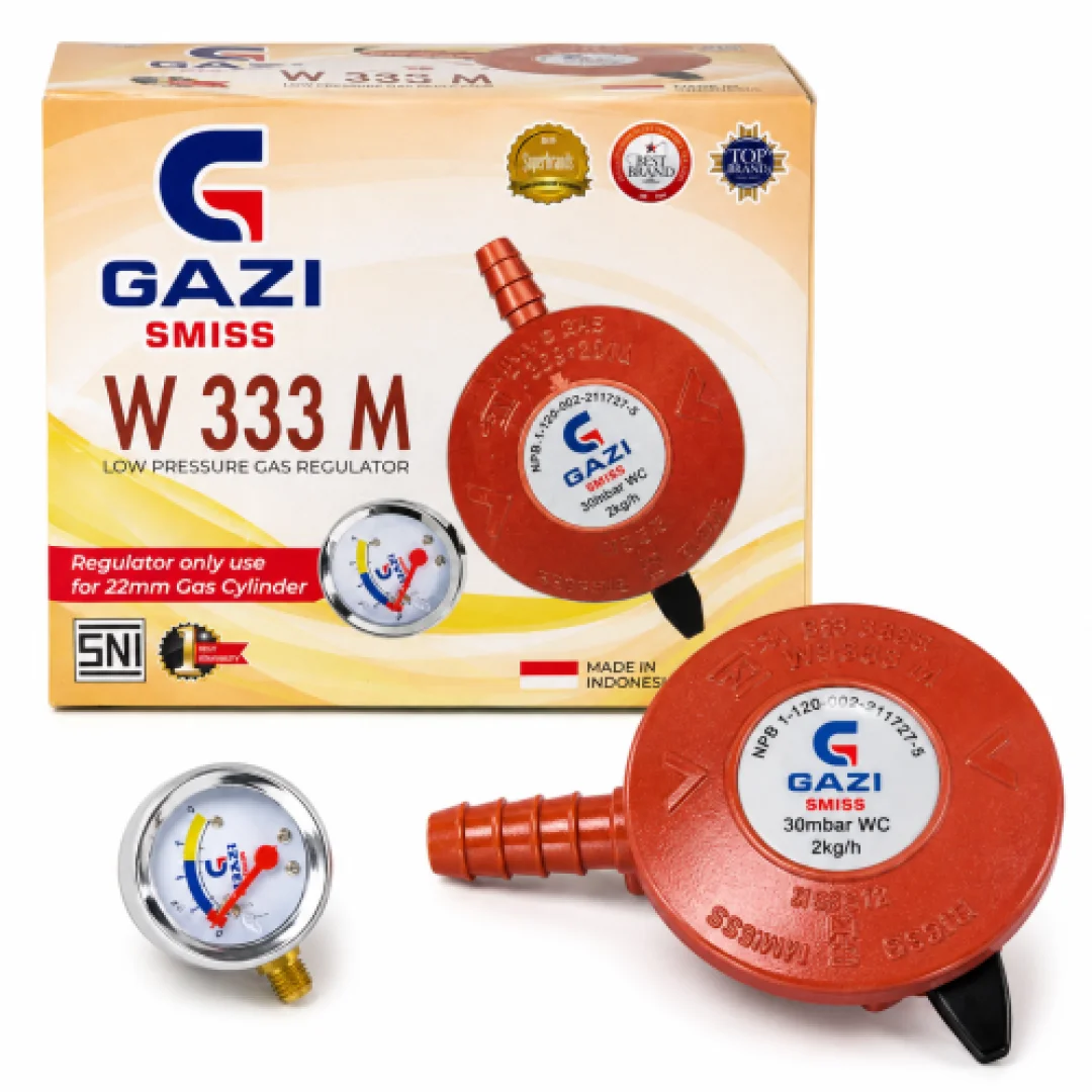GAZI SMISS W333M Low Pressure Gas Regulator 22mm