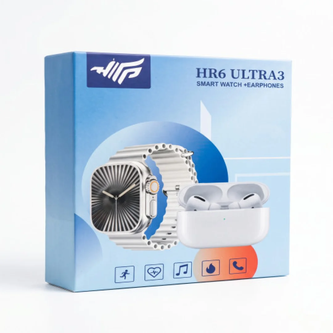 HR6 ULTRA3 Smart Watch + Wireless Earbuds Combo Set — image 3