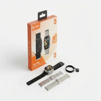 Keqiwear KW75 Max 3-in-1 Smartwatch with 3 Straps — image 3