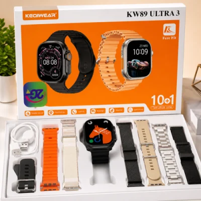 KEQIWEAR KW89 ULTRA 3 Smart Watch (10+1 Combo) — ছবি 2