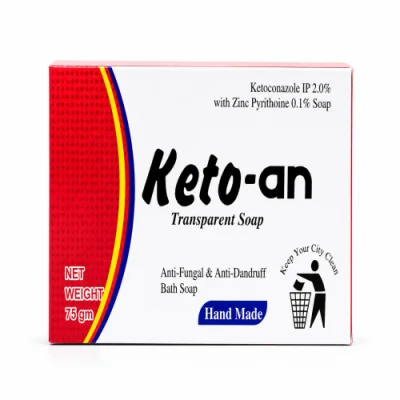 Keto-an Transparent Anti-Fungal & Anti-Dandruff Soap 75g — ছবি 3