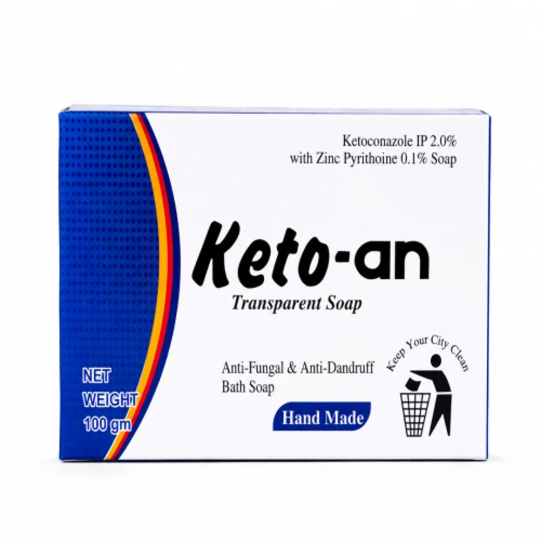 Keto-an Transparent Anti-Fungal & Anti-Dandruff Soap 100g