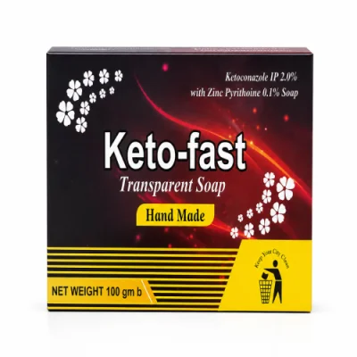 Keto-fast Transparent Anti-Fungal & Anti-Dandruff Soap 100g — ছবি 3