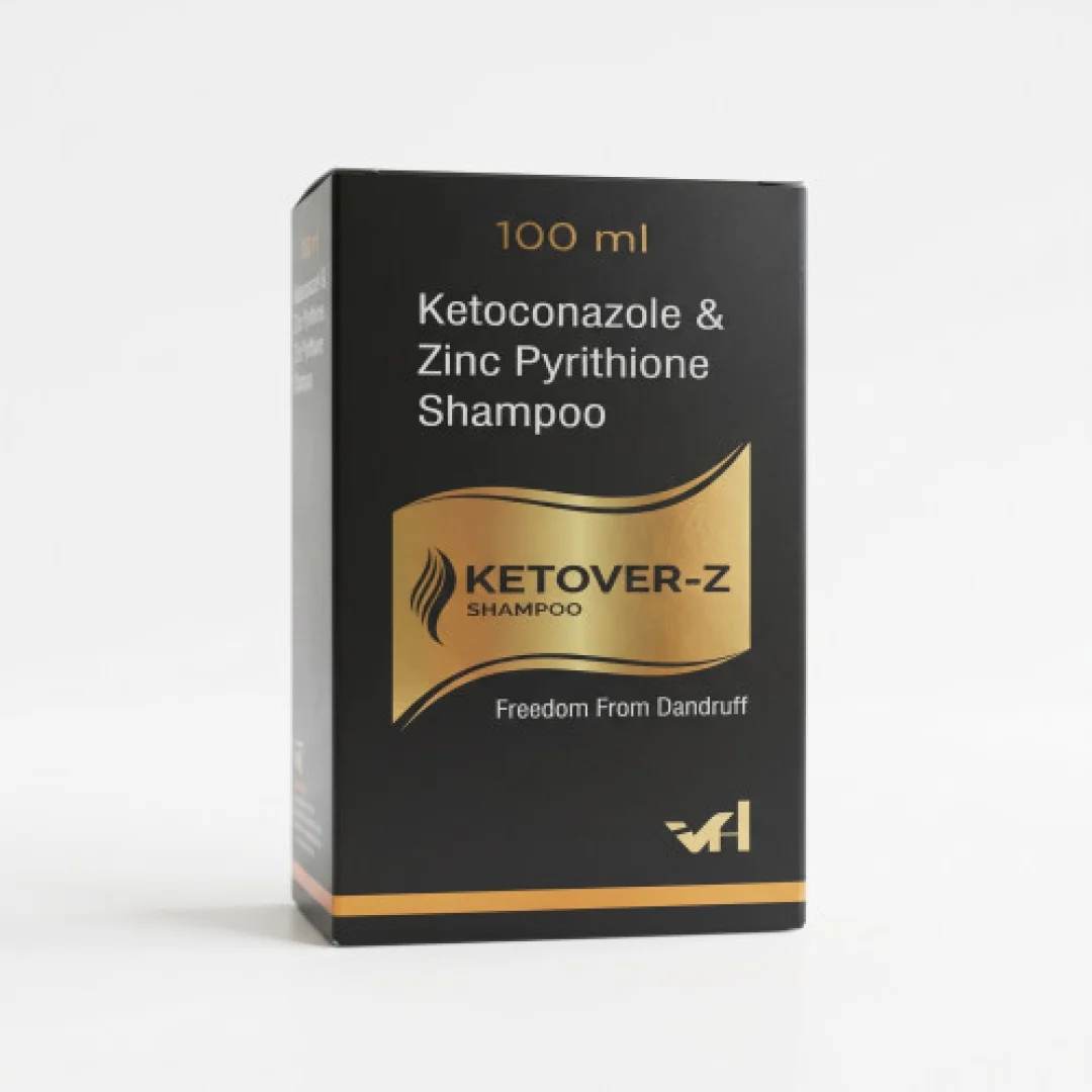 Ketover-Z Anti-Dandruff Shampoo 100ml – Ketoconazole & Zinc Pyrithione Scalp Treatment