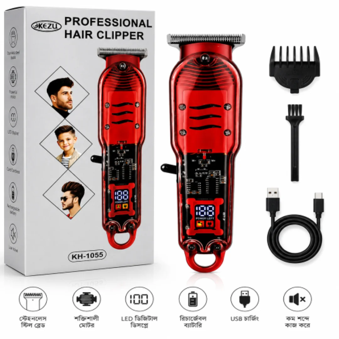 KEZU Professional Hair Clipper KH-1055 — ছবি 3