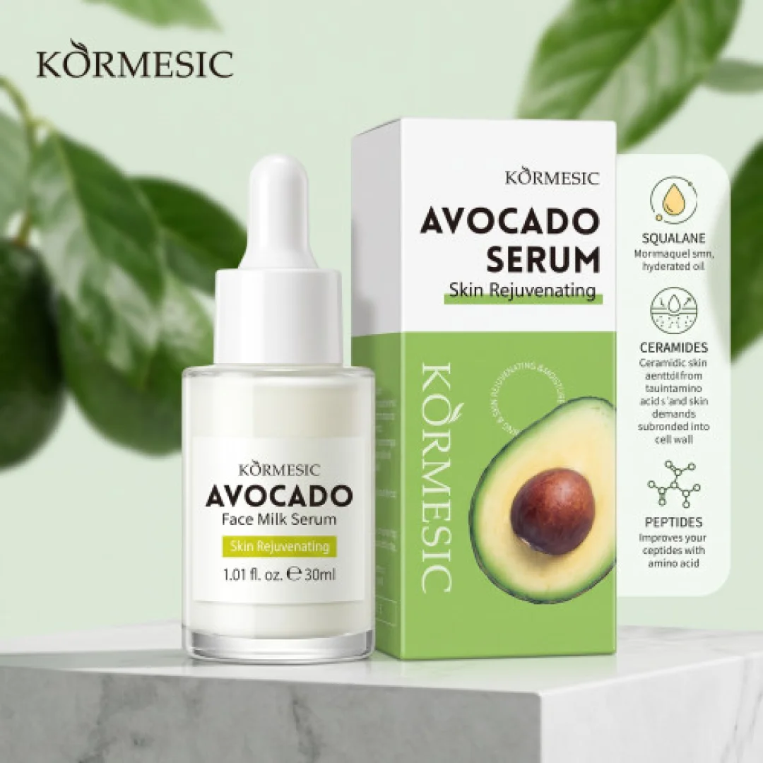 Kormesic Avocado Face Milk Serum – Skin Rejuvenating & Moisturizing Facial Serum (30ml) — ছবি 3