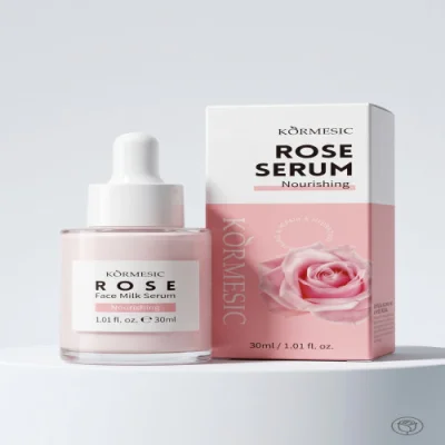 Kormesic Rose Face Milk Serum – Deep Nourishing & Hydrating Facial Serum (30ml) — image 3