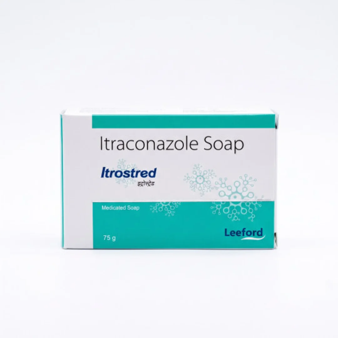 Leeford Itrostred Itraconazole Soap 75g Medicated Antifungal Bar