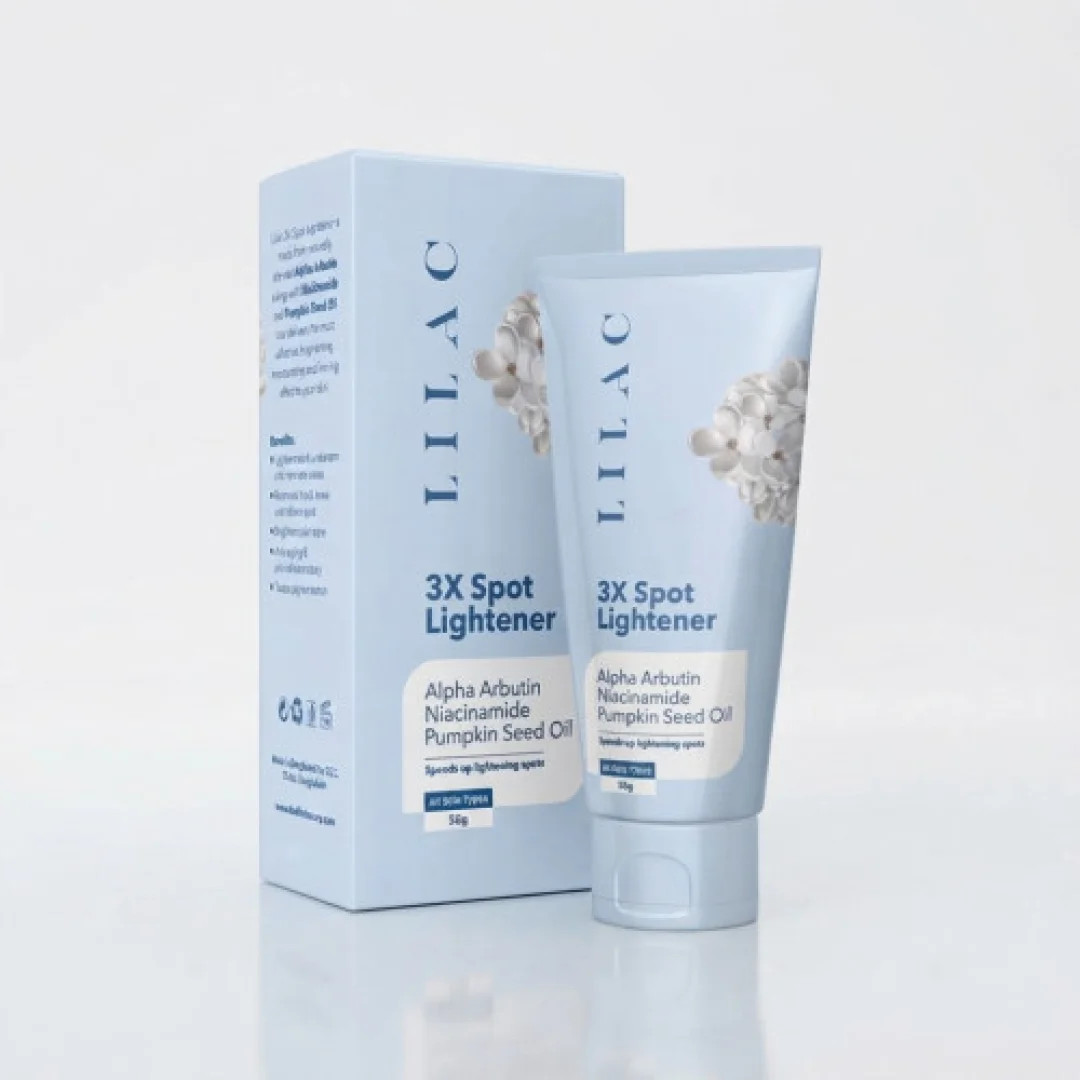 Lilac 3X Spot Lightener Cream 50g with Alpha Arbutin & Niacinamide