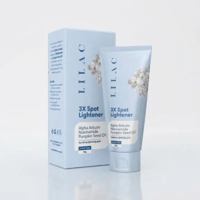 Lilac 3X Spot Lightener Cream 50g with Alpha Arbutin & Niacinamide — image 3