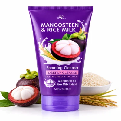 Mangosteen & Rice Milk Foaming Cleanser 150g — ছবি 3