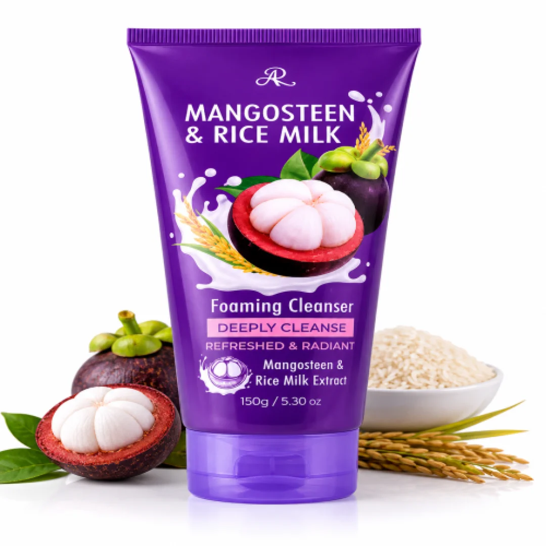 Mangosteen & Rice Milk Foaming Cleanser 150g — ছবি 3