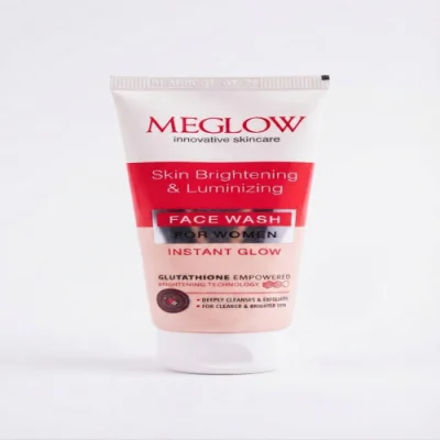 Meglow Skin Brightening and Luminizing Face Wash for Women - Instant Glow Glutathione Formula — image 2