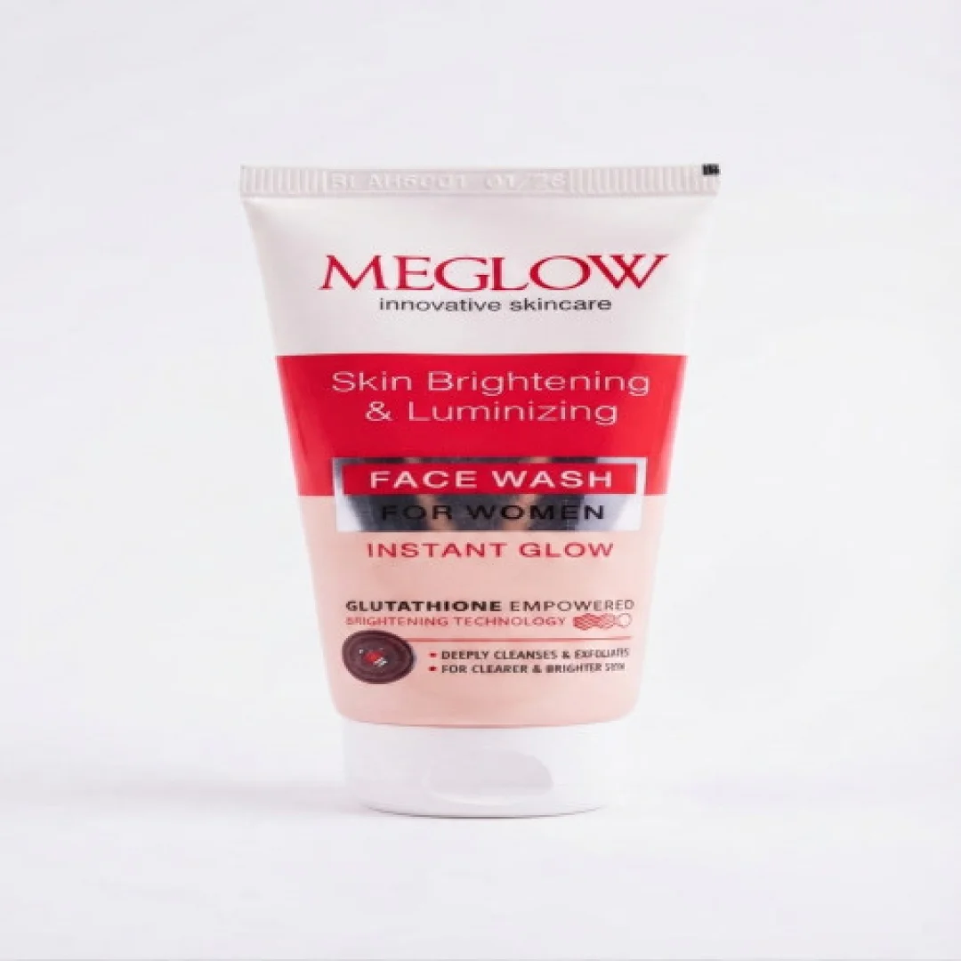 Meglow Skin Brightening and Luminizing Face Wash for Women - Instant Glow Glutathione Formula — image 2