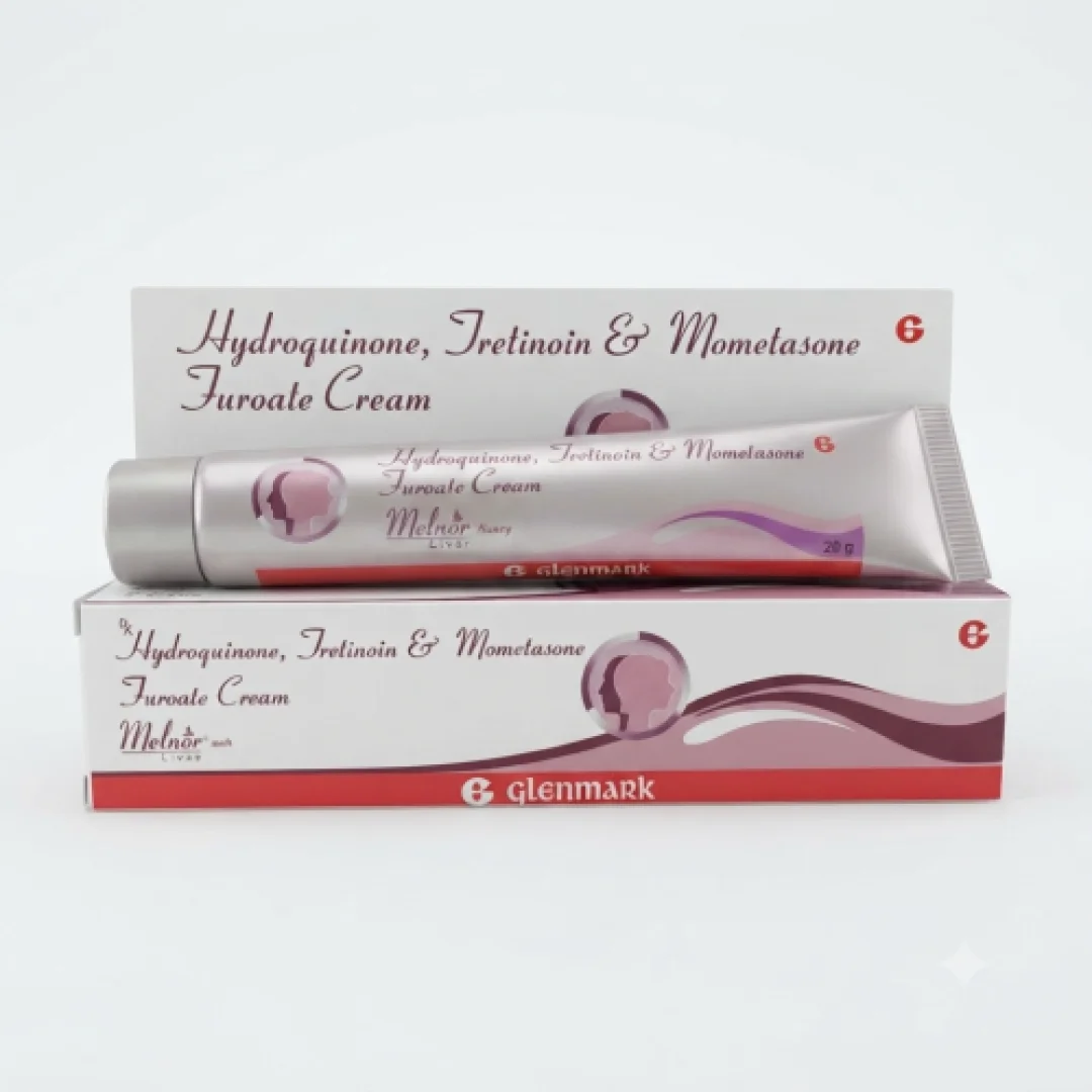 Melnor Cream (Hydroquinone, Tretinoin & Mometasone Furoate Cream) 20g — image 3
