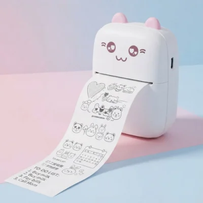 Mini Thermal Printer / Pocket Printer (Pink & Blue) — image 3