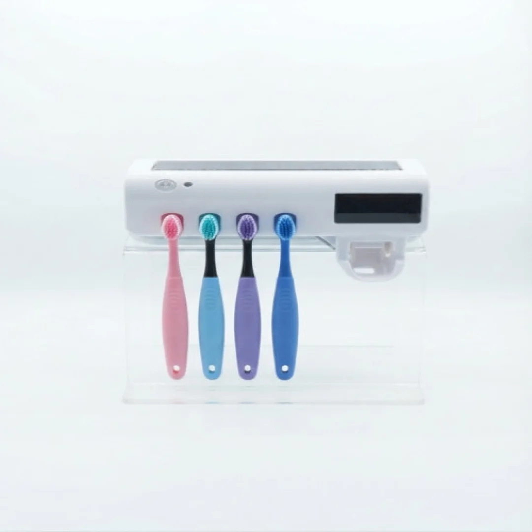 Multi-function Toothbrush Sterilizer and Dispenser with Solar Charging & UV Sterilization — ছবি 2