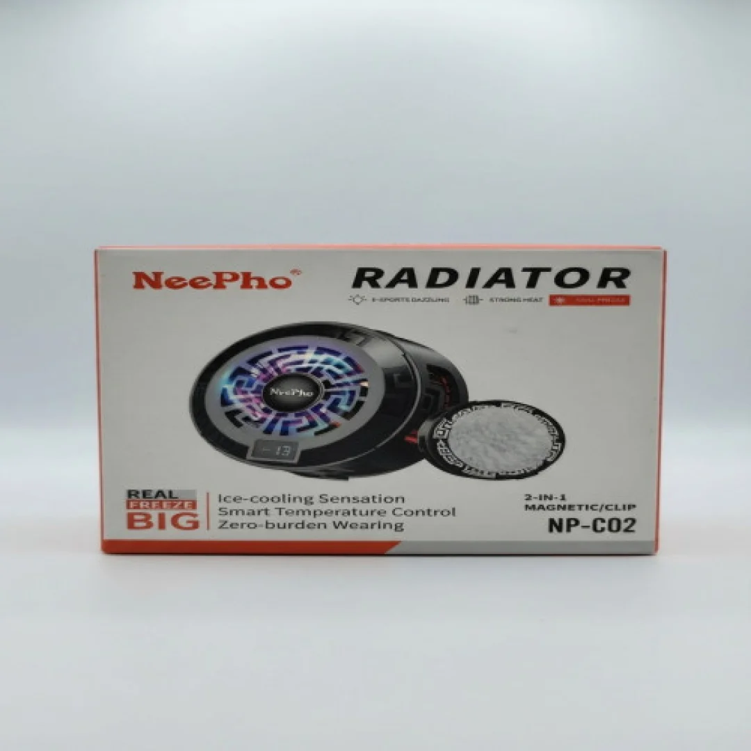 NeePho NP-C02 2-in-1 Magnetic & Clip Mobile Phone Cooler and Radiator