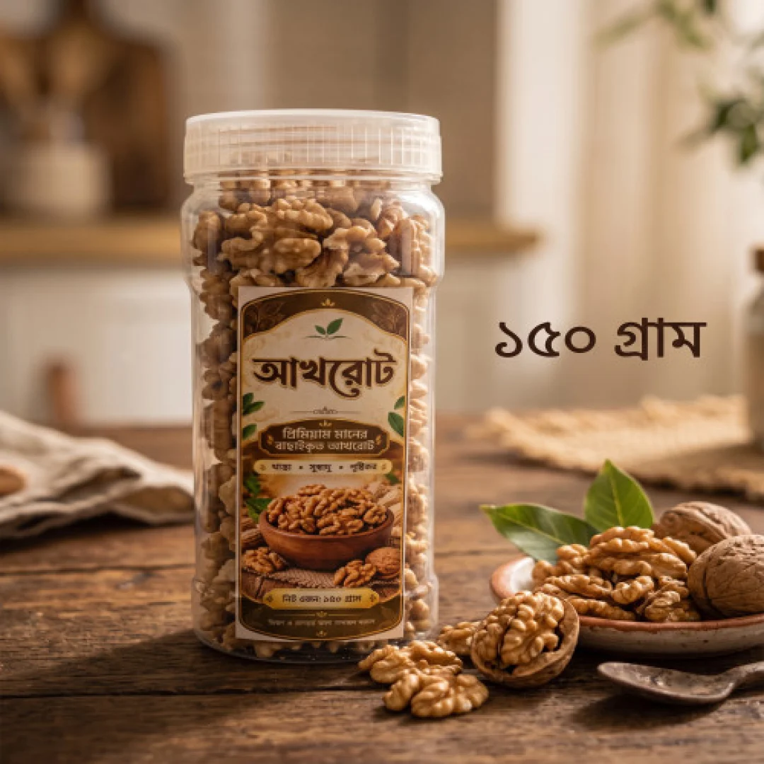 Premium Walnut Kernels (Akhrot Giri) - 150g Jar | 100% Natural Brain Booster Superfood — image 2