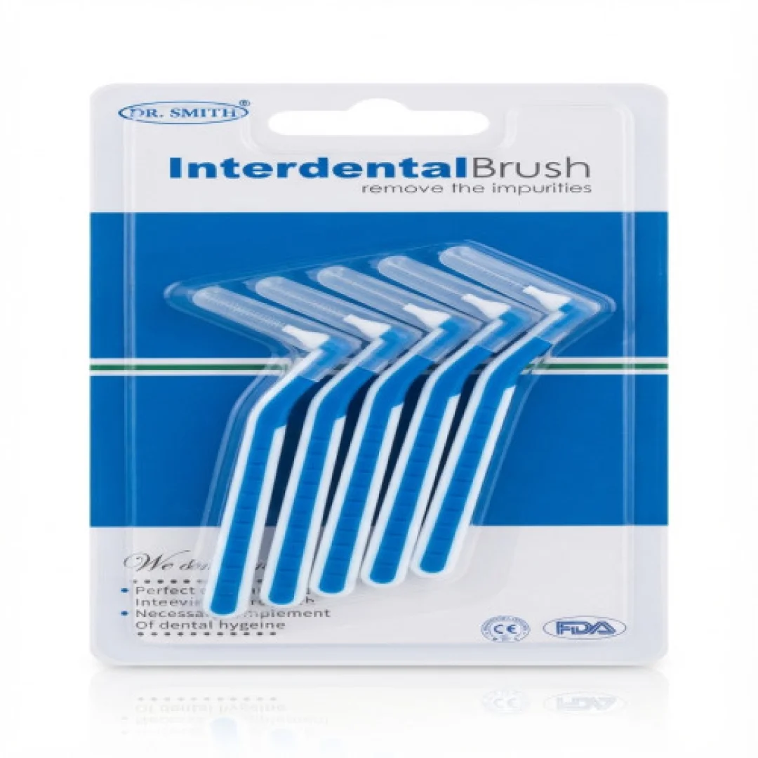 Push-Pull Interdental Brush Oral Care Teeth Whitening Dental Tooth Brush 5Pc/Box