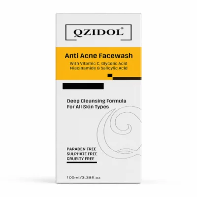 QZIDOL Anti Acne Face Wash with Salicylic Acid & Niacinamide 100ml — image 3