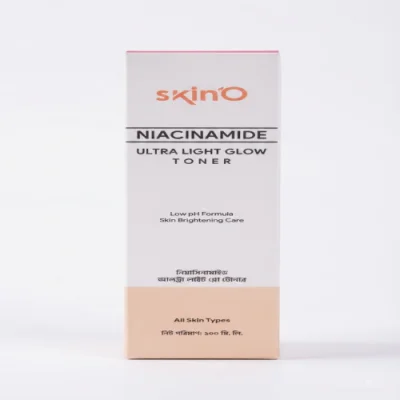 SkinO Niacinamide Ultra Light Glow Toner, 100ml – Low pH Formula — image 1