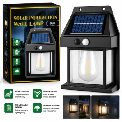 Solar Interaction Wall Lamp 888 – Solar Powered Outdoor LED Light — ছবি 2