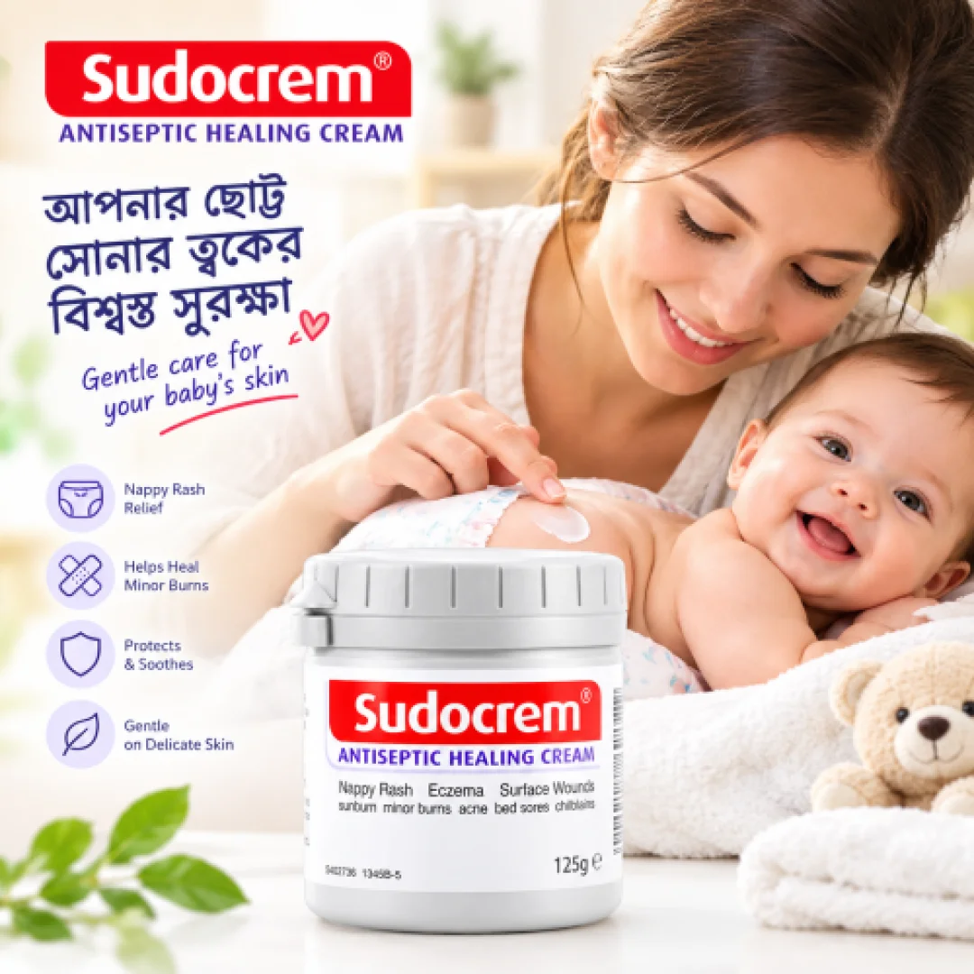 Sudocrem Antiseptic Healing Cream 125g | Baby Diaper Rash & Skin Protection Cream — image 3