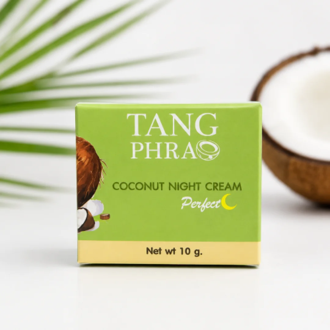 Tang Phrao Coconut Night Cream 10g | Overnight Moisturizing Face Cream — image 2