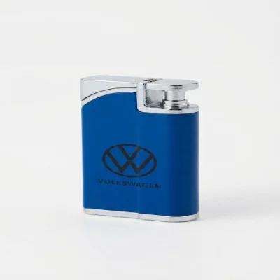Volkswagen Branded Premium Metal Pocket Lighter | Stylish Blue Refillable Cigarette Lighter — image 2