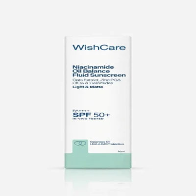 WishCare Niacinamide Oil Balance Fluid Sunscreen SPF 50++ (50ml) — image 3