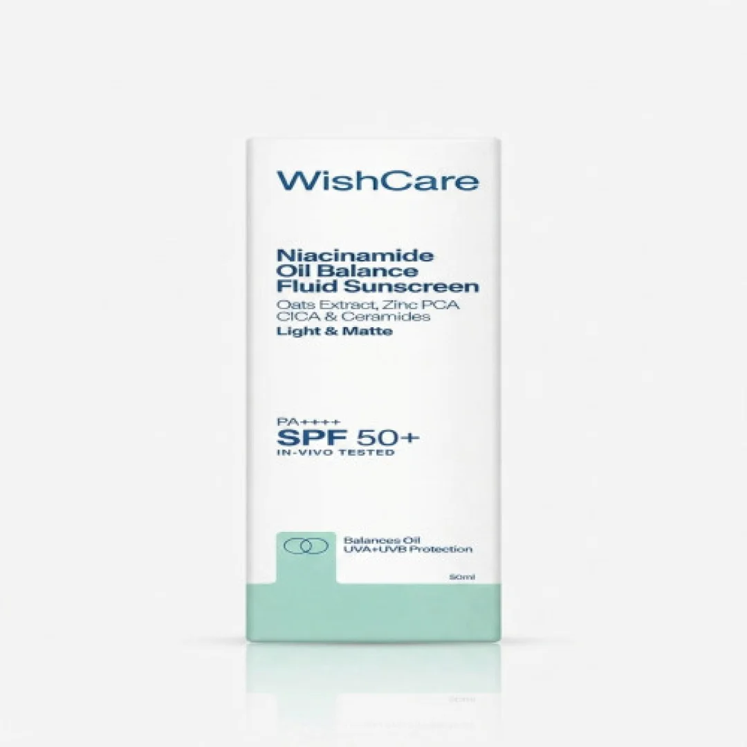 WishCare Niacinamide Oil Balance Fluid Sunscreen SPF 50++ (50ml) — image 3