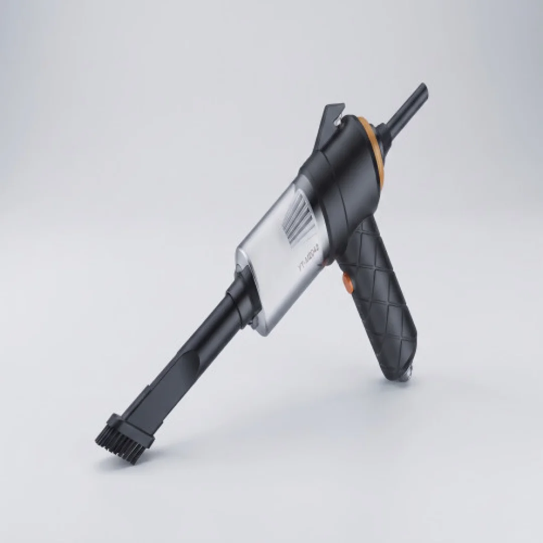 YT-M2042 6-in-1 Multifunctional Emergency Car Vacuum Cleaner - Portable Wireless Handheld Auto Vacuum & Safety Tool