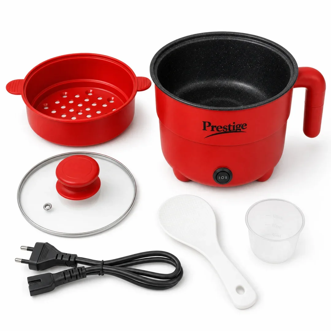 3.0L Multifunction Electric Cooker with Steamer Tray — Non-Stick Inner Pot