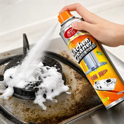 Kitchen Foam Cleaner Spray — Lemon, Aerosol — image 1