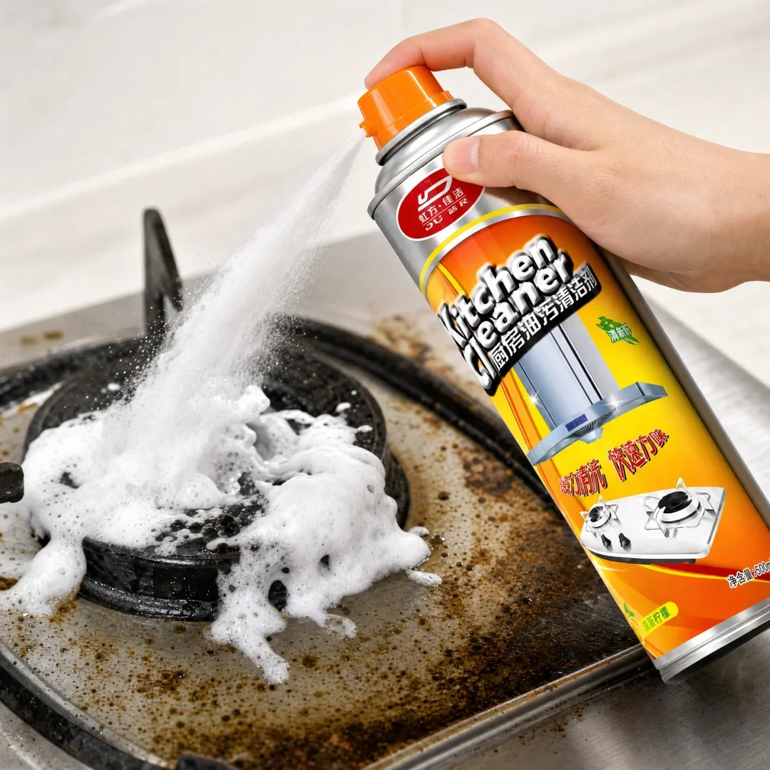 Kitchen Foam Cleaner Spray — Lemon, Aerosol