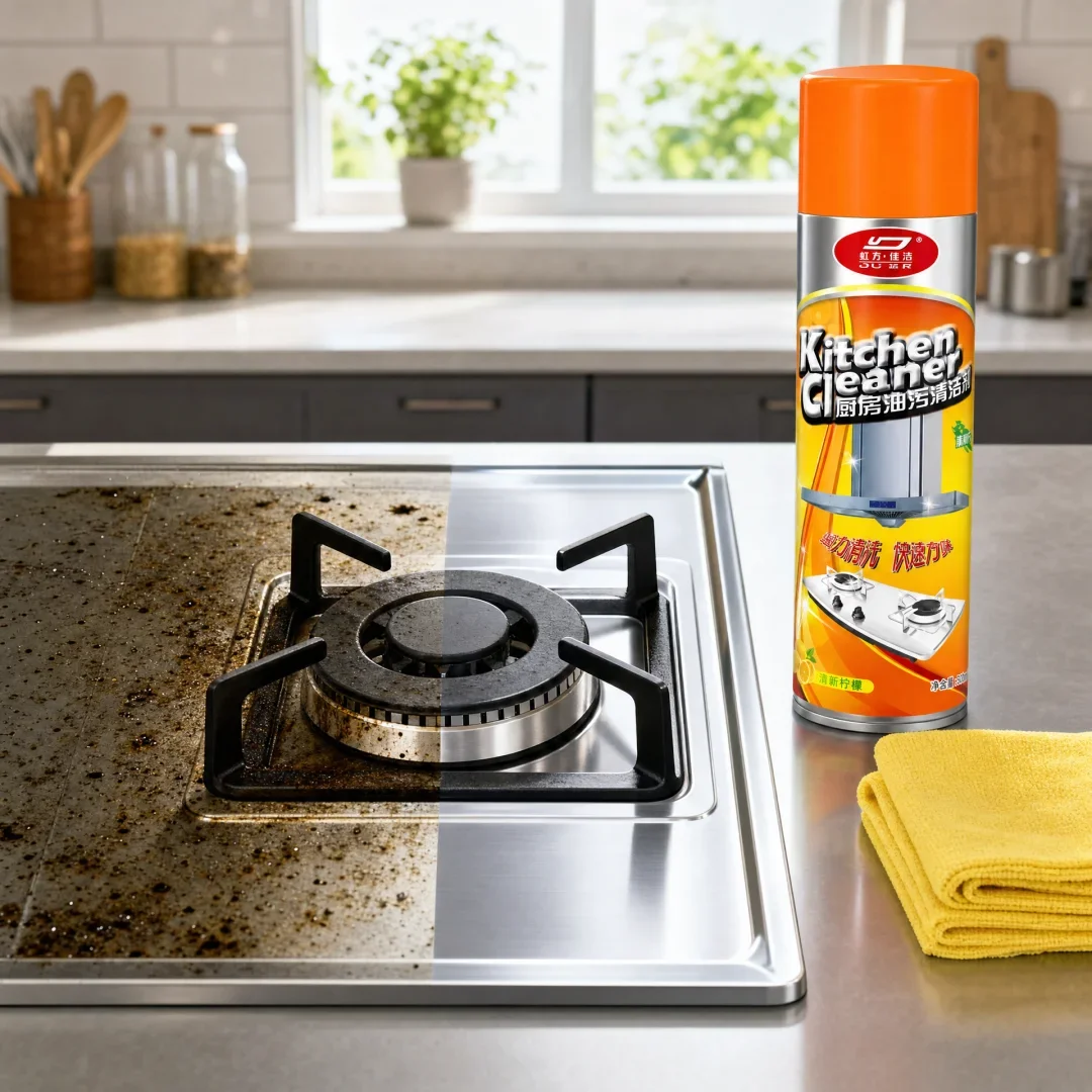 Kitchen Foam Cleaner Spray — Lemon, Aerosol — image 3