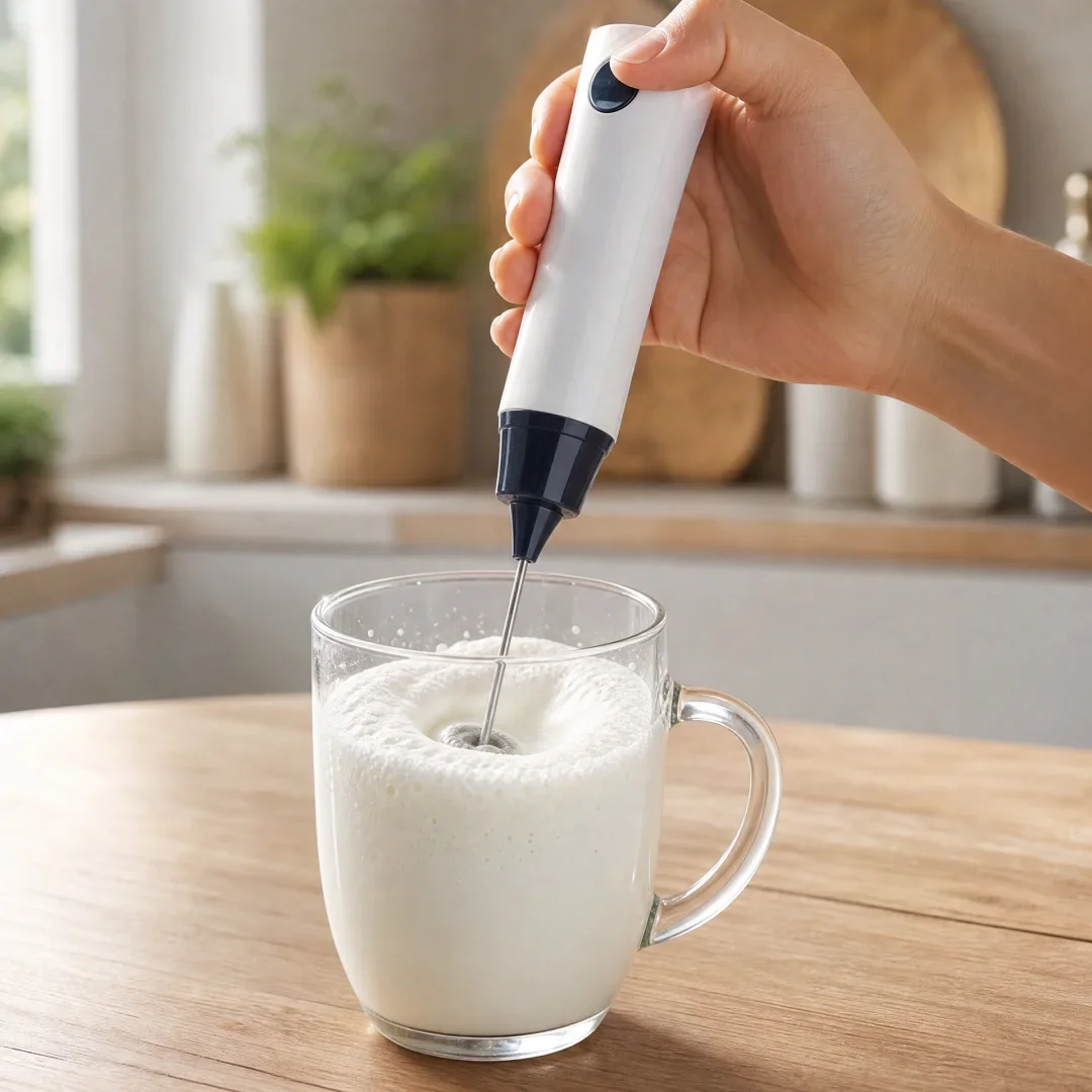 Rechargeable Handheld Coffee Mixer