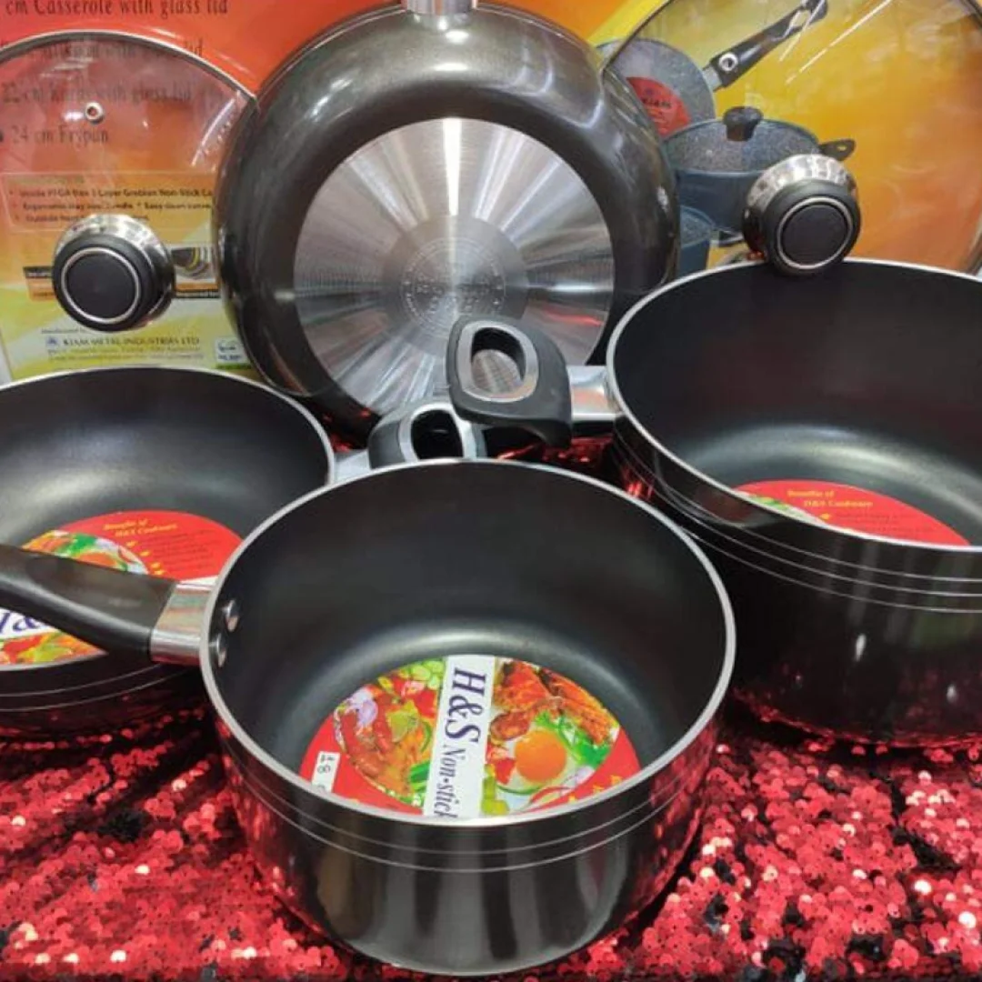 H&S 7pieces  Non-Stick Cookware set