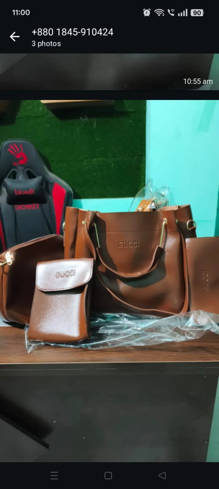 4-in-1 Ladies Bag Set (Coffee ( — ছবি 3