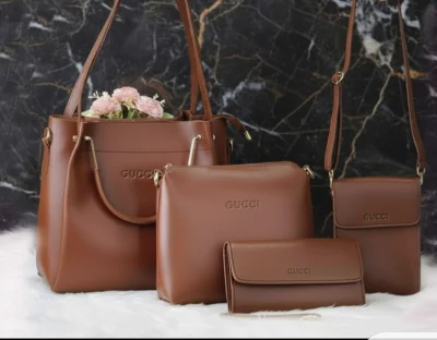 4-in-1 Ladies Bag Set (Coffee ( — ছবি 2