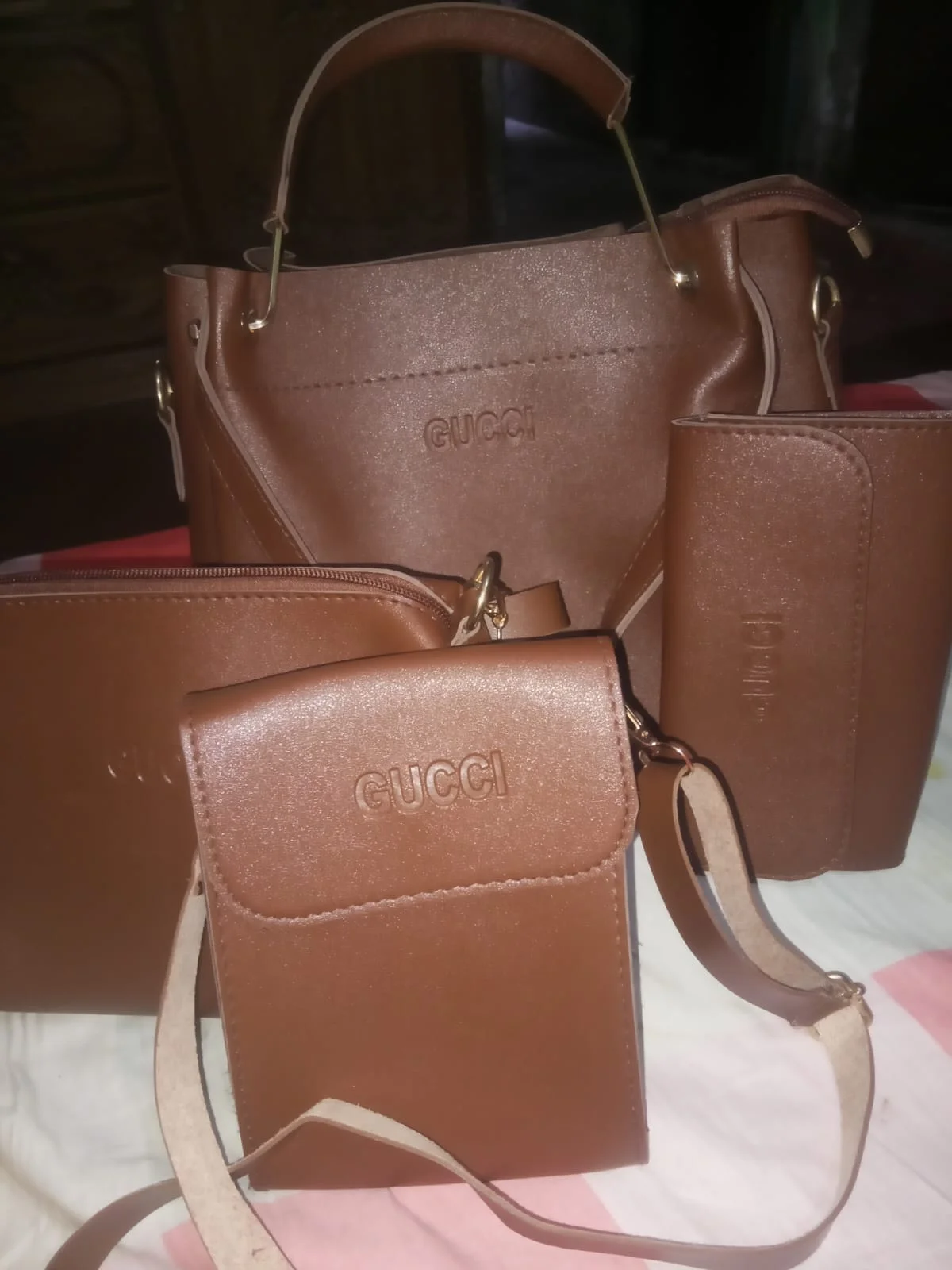 4-in-1 Ladies Bag Set (Coffee ( — ছবি 4